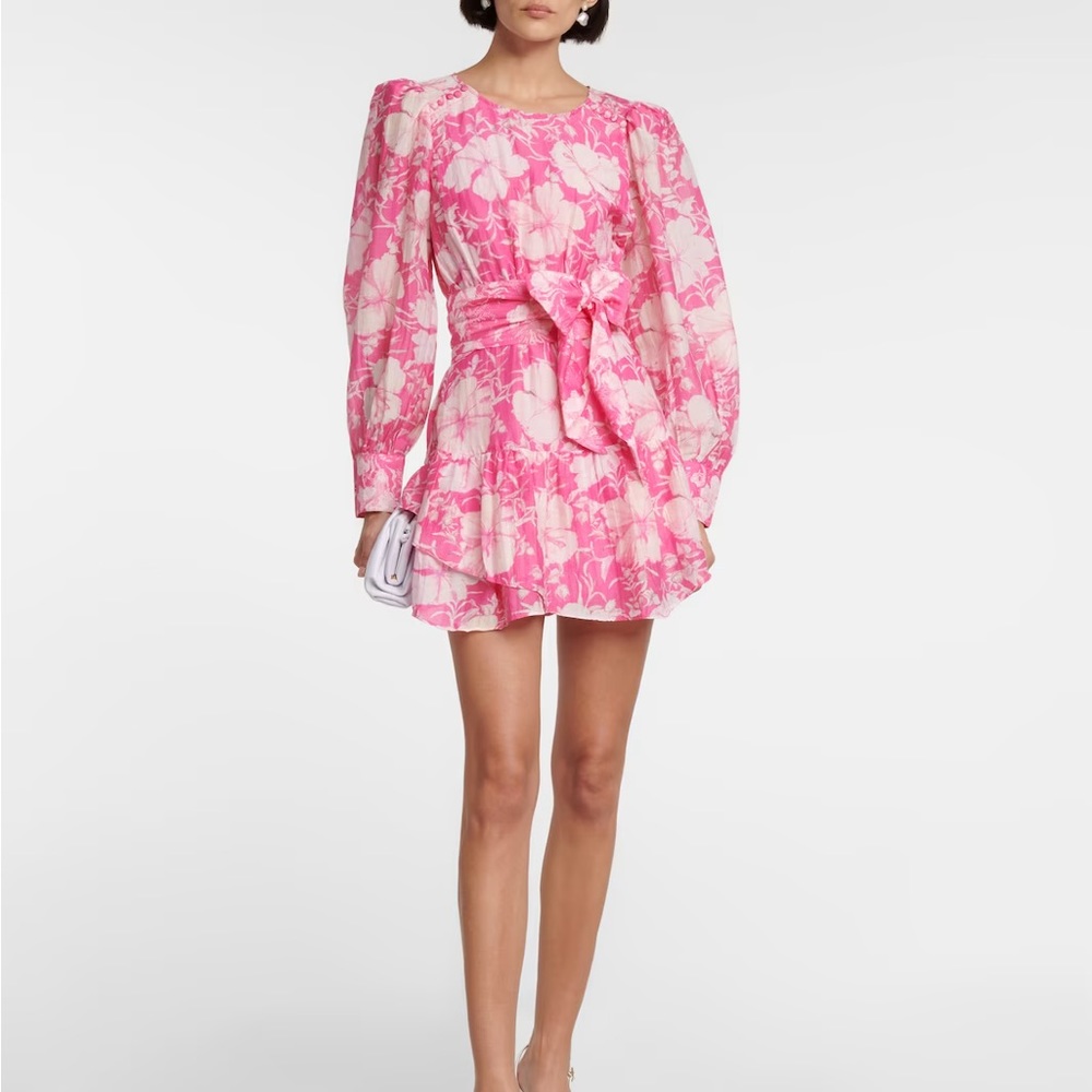 NWT LoveShackFancy Teyana Mini Dress Pink